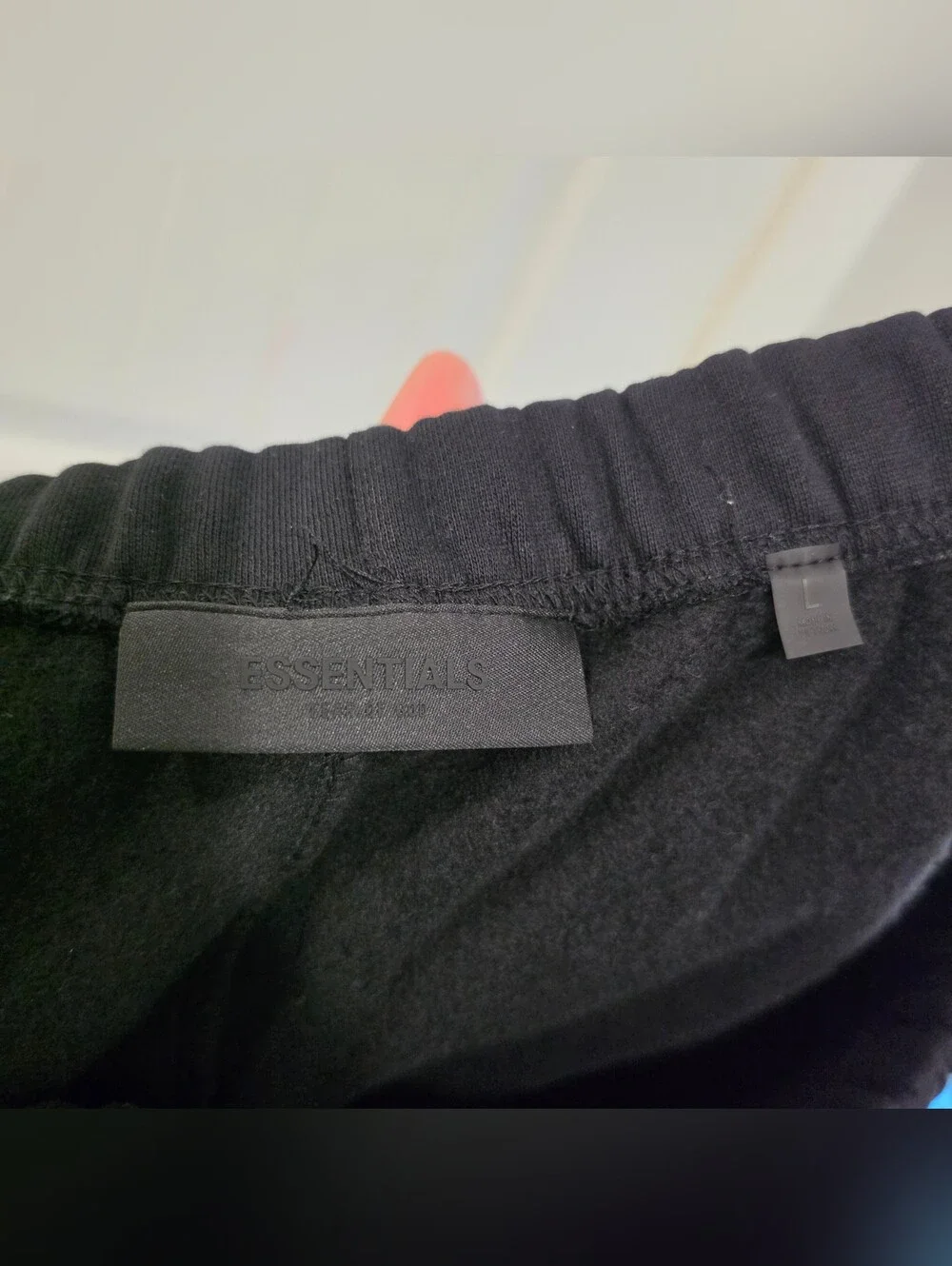 Essentials Fear Of God Black Shorts - Size Large